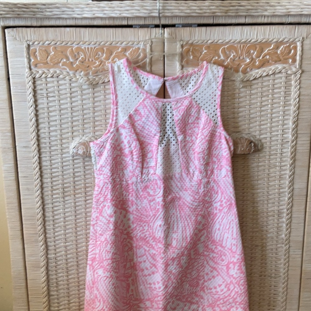 Lilly Pulitzer Kaylee Shift Dress Hubba Bubba Sea Cups Women’s Size 6 Cotton NWT - Picture 3 of 12